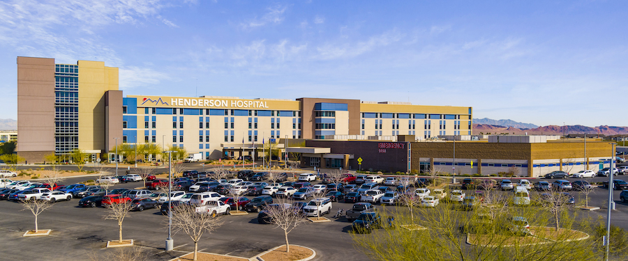 Exterior view of Henderson Hospital
