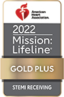 American Heart Association 2022 Mission: Lifeline Gold Plus STEMI Receiving 