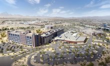 Construcción en curso en la nueva torre del paciente en el Hospital Henderson