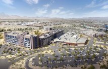 Construcción en curso en la nueva torre del paciente en el Hospital Henderson